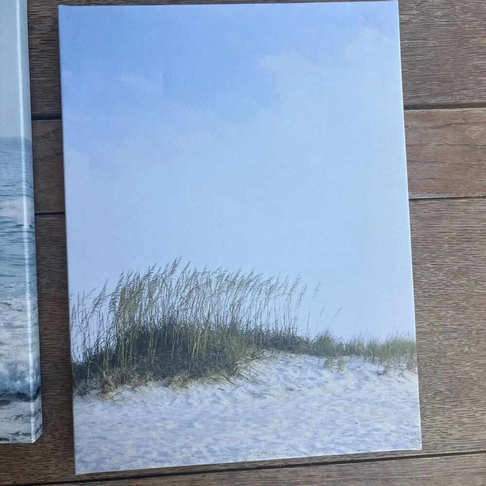 Beach landscape vinyl photo set